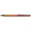 Bamboo Soft Touch Rubber Metal Pen | https://www.bestnamebadges.com