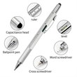 6 In 1 Multifunction Stylus Tools Pen | https://www.bestnamebadges.com
