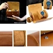 Portable PU Leather Two-Slot Watch Storage Display Gift Box | https://www.bestnamebadges.com