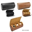 Portable PU Leather Three-Slot Watch Storage Display Box | https://www.bestnamebadges.com
