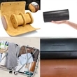 Portable PU Leather Three-Slot Watch Storage Display Box | https://www.bestnamebadges.com