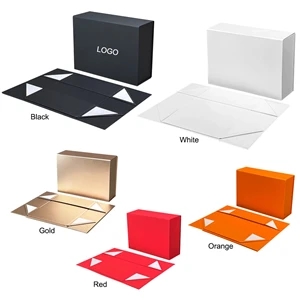 Premium Foldable Paper Gift Box w/ Magnetic Buckle