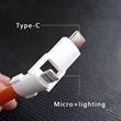 3 In 1 Magnetic Keychain USB Charging Data Cable | https://www.bestnamebadges.com
