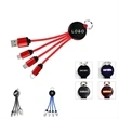 3 In 1 Portable Charging Cable With Illuminated Keychain | https://www.bestnamebadges.com