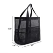 Large Tote Mesh Beach Bag | https://www.bestnamebadges.com