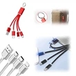 3-in-1 Keychain USB Cable | https://www.bestnamebadges.com