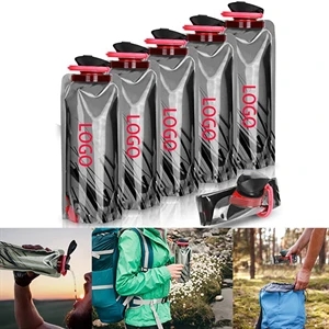 23 Oz Sports Leak Proof Folding Drinking Water Bags