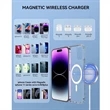 Magnetic Wireless Charger 15W | https://www.bestnamebadges.com