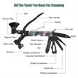 14 in 1 Multitool Survival Gear | https://www.bestnamebadges.com