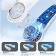 Rechargeable Neck Fan | https://www.bestnamebadges.com
