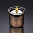 Auto Mounted Glass Stainless Steel Funnel Ashtray | https://www.bestnamebadges.com
