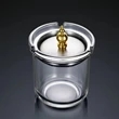 Auto Mounted Glass Stainless Steel Funnel Ashtray | https://www.bestnamebadges.com