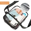 Clear Crossbody Purse Stadium Approved PVC Bag | https://www.bestnamebadges.com