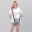 Clear PVC Messenger Bag Crossbody Stadium Approved Purse | https://www.bestnamebadges.com