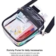 Stadium Approved Clear PVC Transparent Crossbody Bag | https://www.bestnamebadges.com