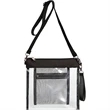 PVC Crossbody With Inner Mesh Zip Pocket | https://www.bestnamebadges.com