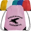 Large Drawstring Polyester Sports Pack (14" X 18") | https://www.bestnamebadges.com