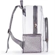 Heavy Duty Clear PVC Transparent Backpack (16.5"X14"X5") | https://www.bestnamebadges.com