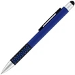 Click Honey Comb Soft Touch Rubber Metal Pen | https://www.bestnamebadges.com