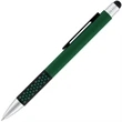 Click Honey Comb Soft Touch Rubber Metal Pen | https://www.bestnamebadges.com