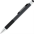 Click Honey Comb Soft Touch Rubber Metal Pen | https://www.bestnamebadges.com
