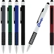 Click Honey Comb Soft Touch Rubber Metal Pen | https://www.bestnamebadges.com