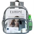 Travel Heavy Duty Clear Bag PVC Transparent Backpack | https://www.bestnamebadges.com
