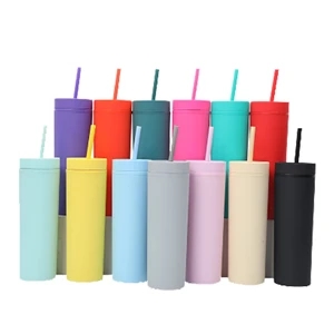 16OZ Sports Tumbler With Straw
