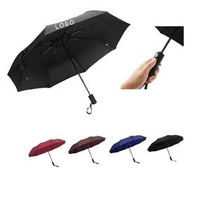 Full-Automatic Triple Folding Impact Cloth Business Umbrella