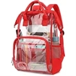 Premium Heavy Duty Clear PVC Transparent Backpack | https://www.bestnamebadges.com