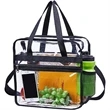 Large PVC Clear Waterproof Travel Shopping Storage Tote Bag | https://www.bestnamebadges.com