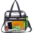 Large PVC Clear Waterproof Travel Shopping Storage Tote Bag | https://www.bestnamebadges.com