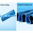 Custom Microfiber Workout Cooling Towel | https://www.bestnamebadges.com