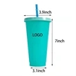 24oz Mood Stadium Color Change Cup/Straw/Lid Set | https://www.bestnamebadges.com