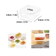Mini PP Square Food Container Lunch Box | https://www.bestnamebadges.com