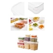 Mini PP Square Food Container Lunch Box | https://www.bestnamebadges.com