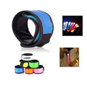 Portable Colorful Glow LED Slap Bracelets