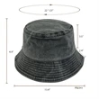 Washed Cotton Bucket Hat | https://www.bestnamebadges.com