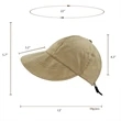 Unisex Packable Washed Cotton Bucket Hat | https://www.bestnamebadges.com