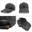 Vintage Cotton Hat Washed Adjustable Baseball Caps | https://www.bestnamebadges.com