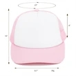 Cotton Hat children Adjustable Baseball Net Cap | https://www.bestnamebadges.com