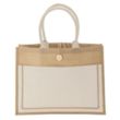Camden Natural Jute Tote | https://www.bestnamebadges.com