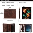 Genuine Leather Padfolio | https://www.bestnamebadges.com