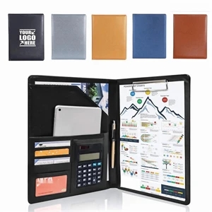 Leather Portfolio Binder | https://www.bestnamebadges.com