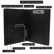 Leather Portfolio Binder | https://www.bestnamebadges.com