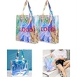 Square Laser Clear Tote Bag With Handle | https://www.bestnamebadges.com
