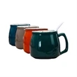 12 oz. Compact Ceramic Coffee Mug w/ Custom Imprint | https://www.bestnamebadges.com