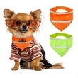 Reflective Pet Collar Bandana | https://www.bestnamebadges.com