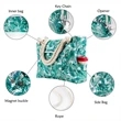 Large Beach Canvas Tote Bag | https://www.bestnamebadges.com