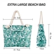 Large Beach Canvas Tote Bag | https://www.bestnamebadges.com